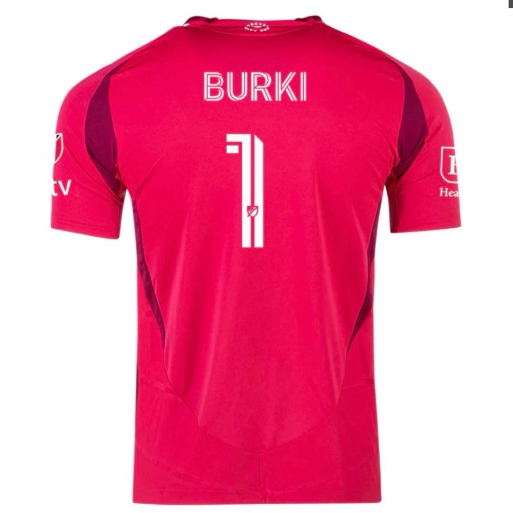 100% Authentic Adidas Bürki St. Louis FC Authentic Home Jersey 25/26 (PowerPink)